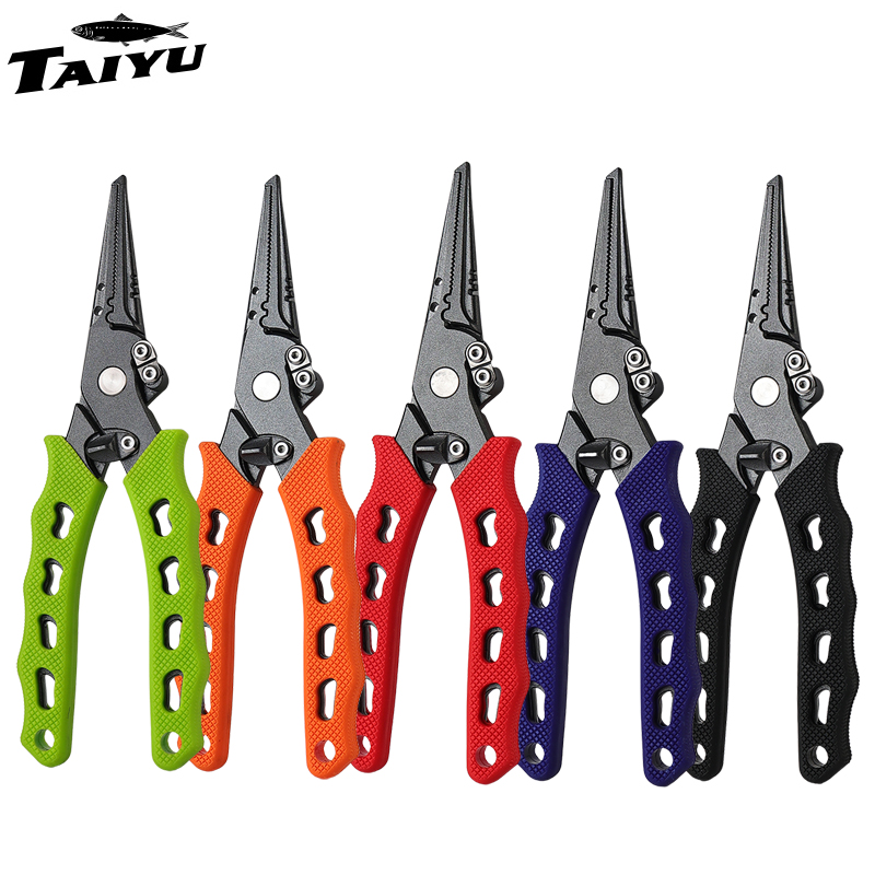 Fishing Equipment Basics - TAIYU 5-color stainless steel lure pliers